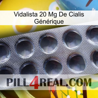 Vidalista 20 Mg De Cialis Générique 30